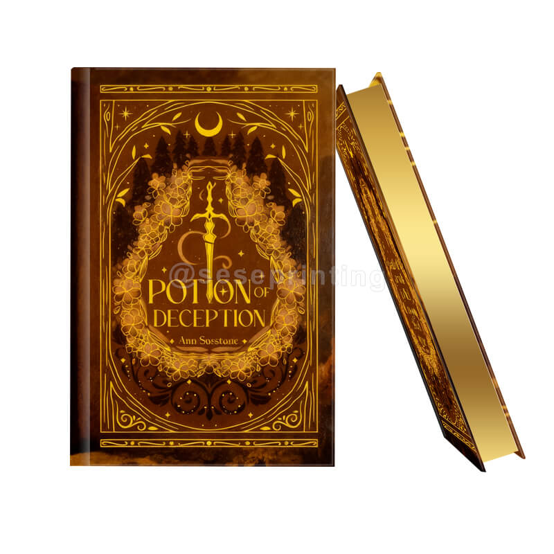Printing Special Edition Books Made Foiled Hardcover and Gilded Edges