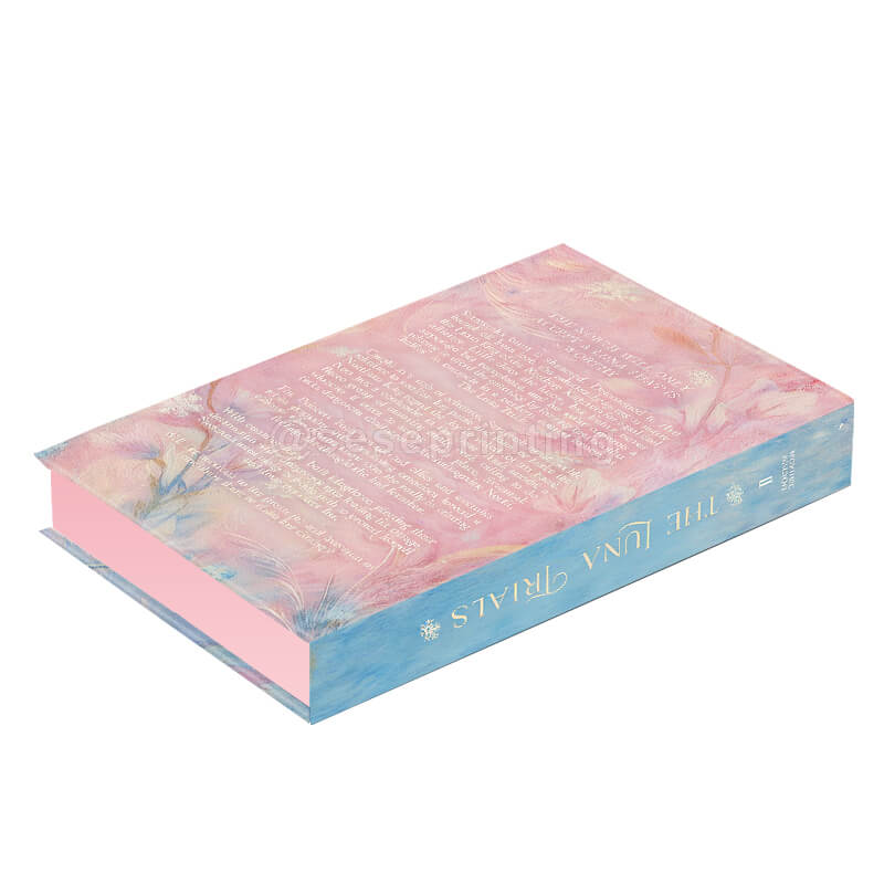 Custom Luxury 6x9 Hardcover Book Printing with Foil on Cover and Sprayed Edges