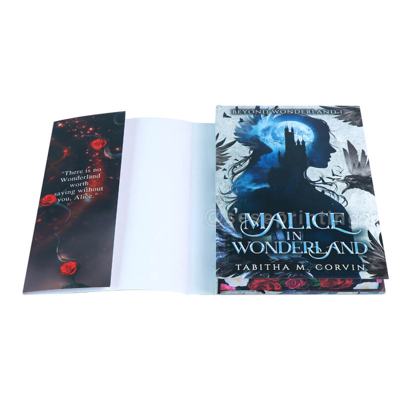 Printing 6x9 Hardcover Book with Sprayed Edges, Dust Jackets and Endsheets