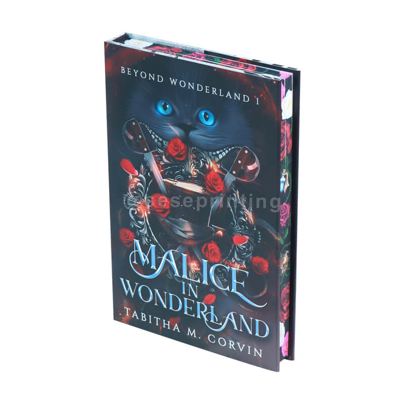 Printing 6x9 Hardcover Book with Sprayed Edges, Dust Jackets and Endsheets