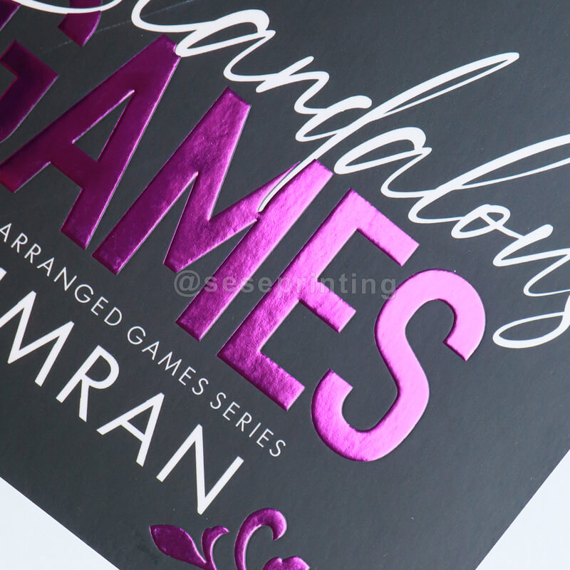 Paperback Books with Foiling Embossing on the Cover, and Sprayed Edges