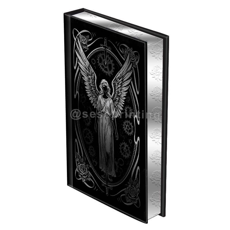 Special Edition Hardcover Books with Silver Foiling on the Cover and Sprayed Edges