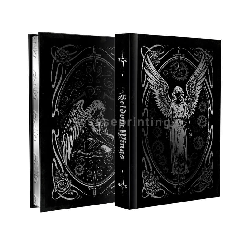 Special Edition Hardcover Books with Silver Foiling on the Cover and Sprayed Edges