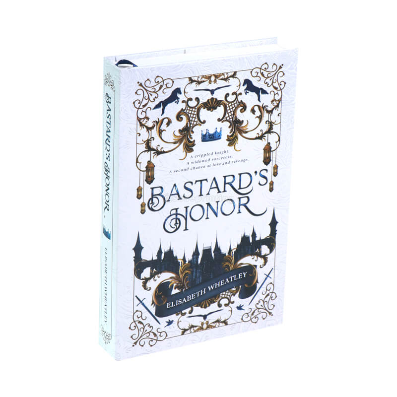 Self-Publishing Book Printing Hardcover Black and White Printing Hardback Novel