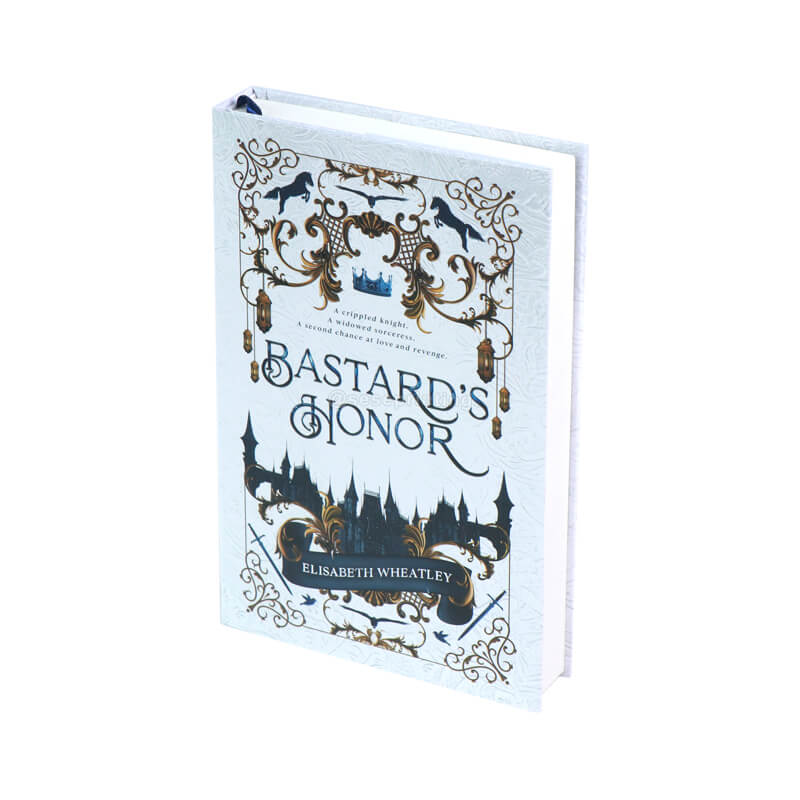 Self-Publishing Book Printing Hardcover Black and White Printing Hardback Novel