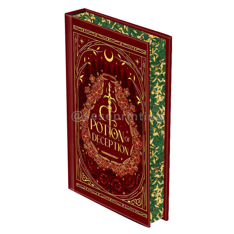 Print Special Edition Novels with Patterned Sprayed Edges, Foil Covers
