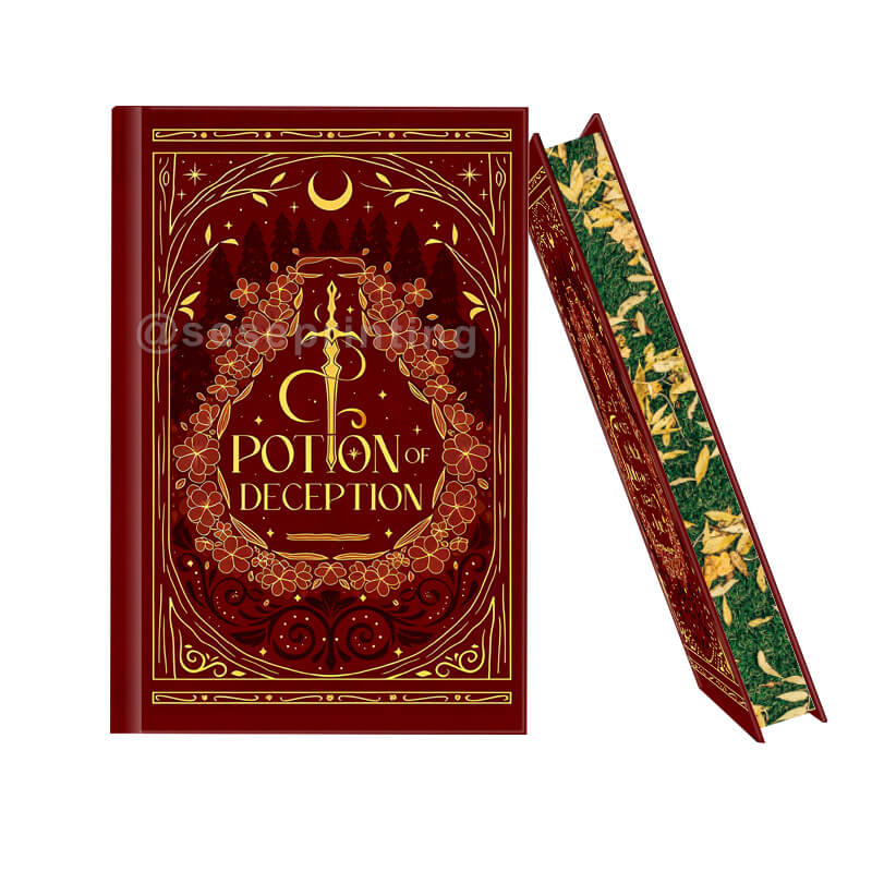 Print Special Edition Novels with Patterned Sprayed Edges, Foil Covers