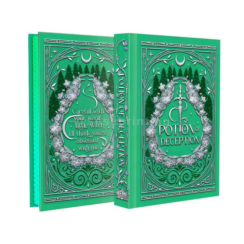 Special Edition Hardback Books with Sprayed Edges and Foil Stamping