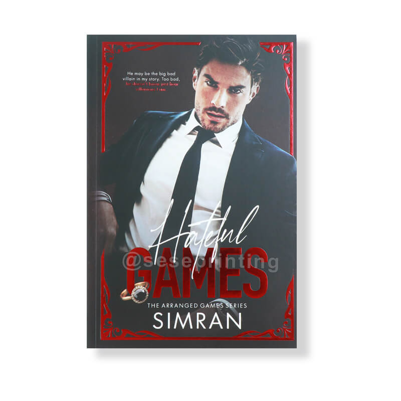 Special Edition Paperback Novels with Foil Embossing and Sprayed Edges