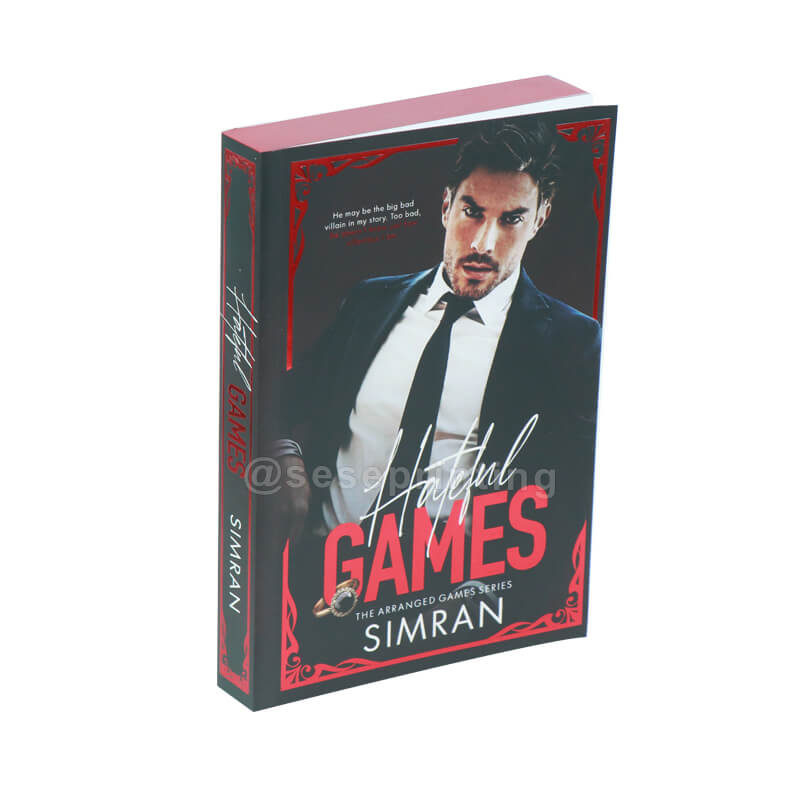 Special Edition Paperback Novels with Foil Embossing and Sprayed Edges