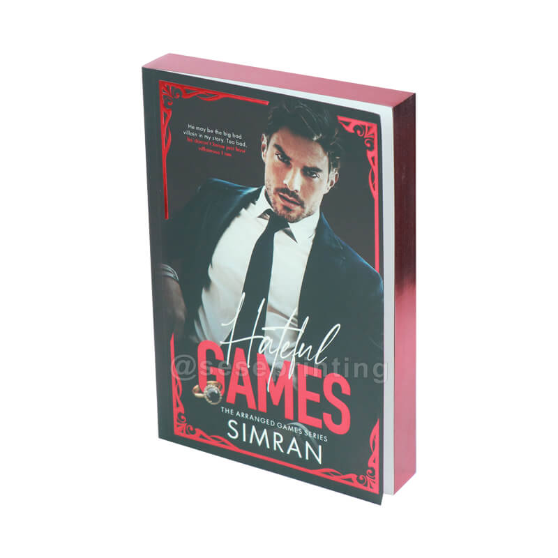 Special Edition Paperback Novels with Foil Embossing and Sprayed Edges