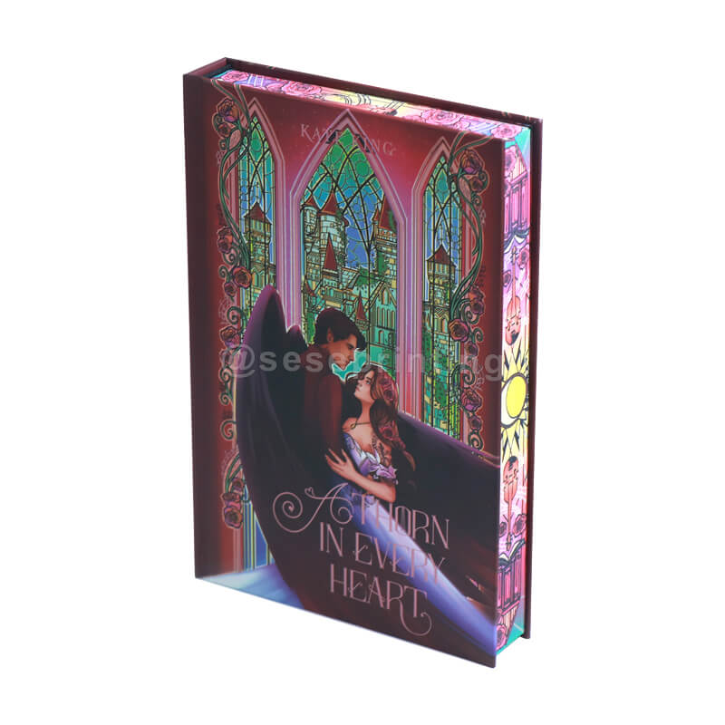Special Edition Romance Book Printed with Foiled Hardcovers, Sprayed Edges, Endpapers