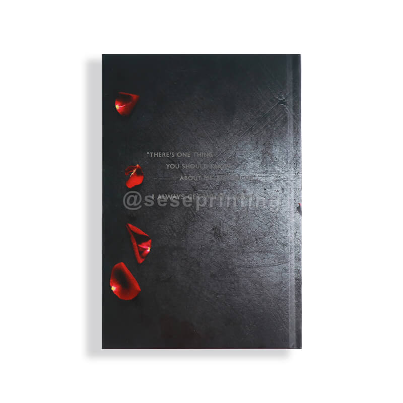 Printing a Special Edition Hardcover with Sprayed Edges, Spot UV and Foil Cover