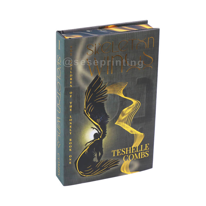 Creating Book with Double-Sided Dust Jackets, Hardcover with Foiling, Bookmark Ribbon, Stenciled Edges