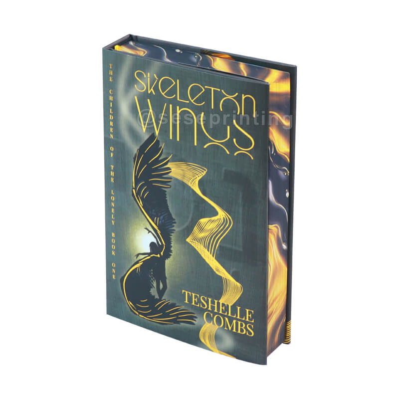 Creating Book with Double-Sided Dust Jackets, Hardcover with Foiling, Bookmark Ribbon, Stenciled Edges