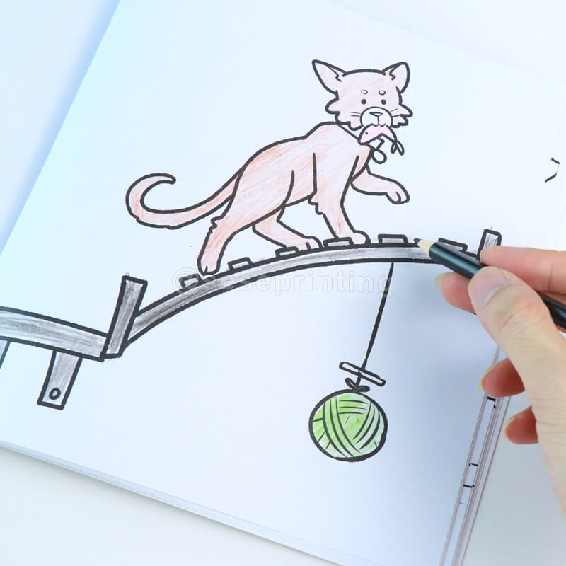 Customized Soft Cover Drawing Book Printing Paperback Activity Coloring Book for Children