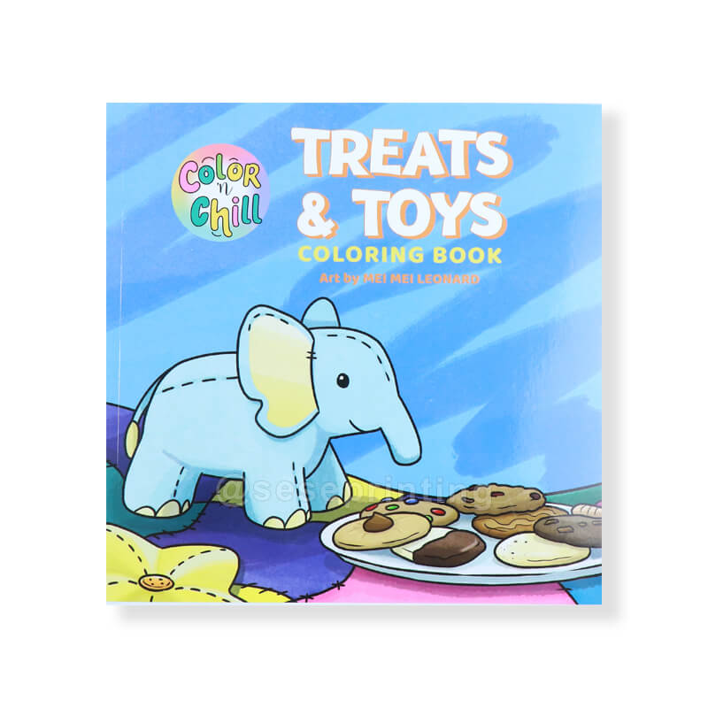 Activity Colouring Books for Kids Custom Printing Paperback Coloring Drawing Book