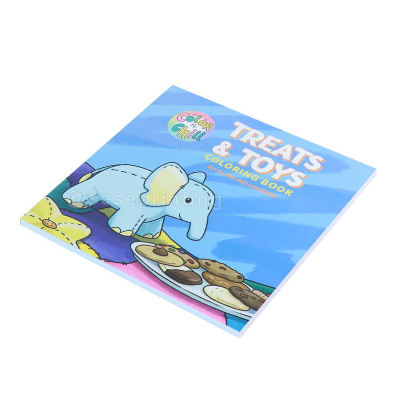 Activity Colouring Books for Kids Custom Printing Paperback Coloring Drawing Book