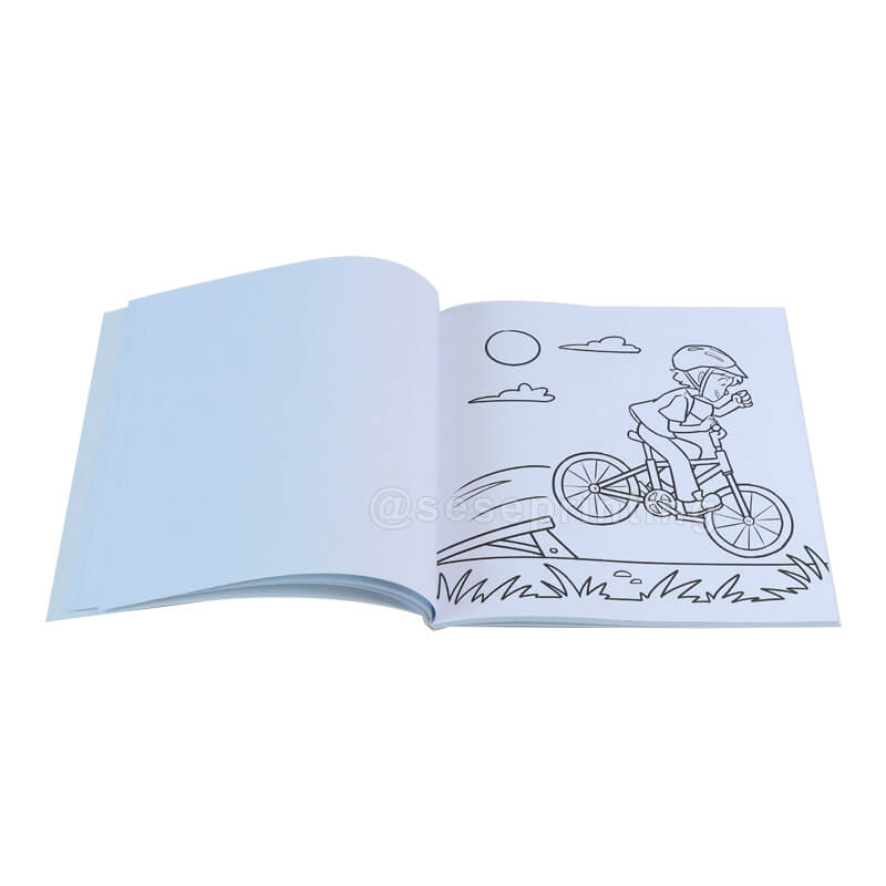Activity Colouring Books for Kids Custom Printing Paperback Coloring Drawing Book