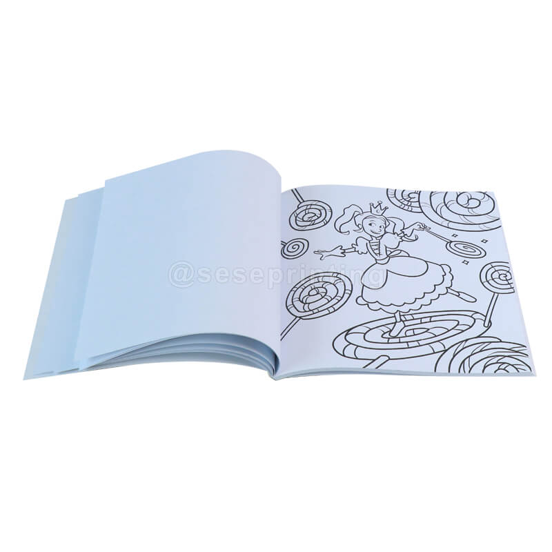 Activity Colouring Books for Kids Custom Printing Paperback Coloring Drawing Book