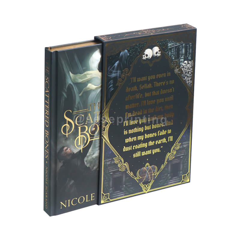 Limited Edition Hardcover Books with Gold Foil Stamping, Sprayed Edges, and Slipcase