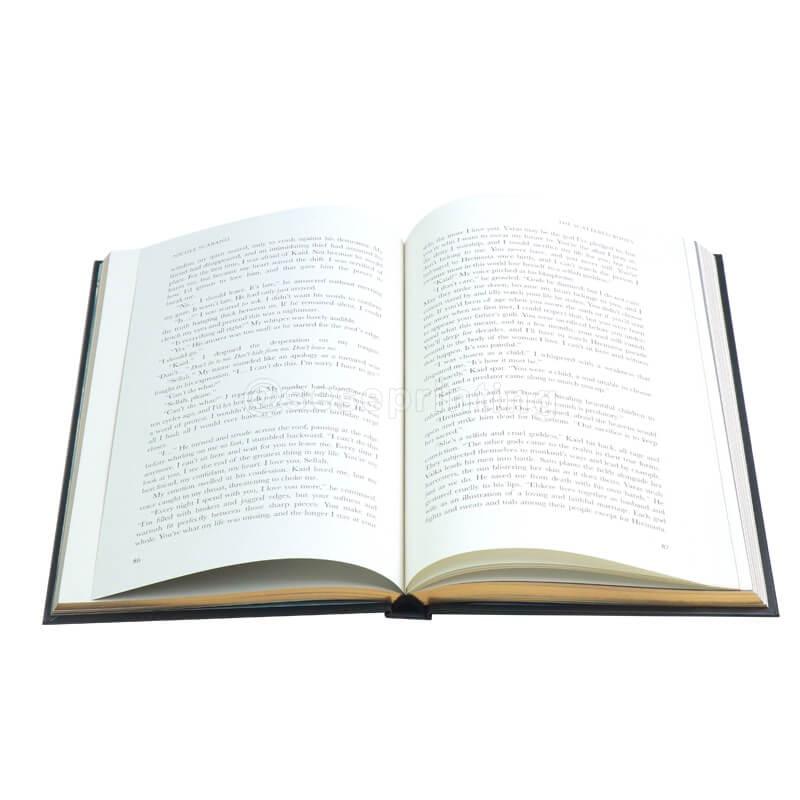 Fiction Novel with Endpapers, Sprayed Edges, Foils, Spot UV, and Slipcase