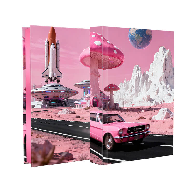 Hardcover Fiction Novels with Foil on Cover and Custom Sprayed-On Edges