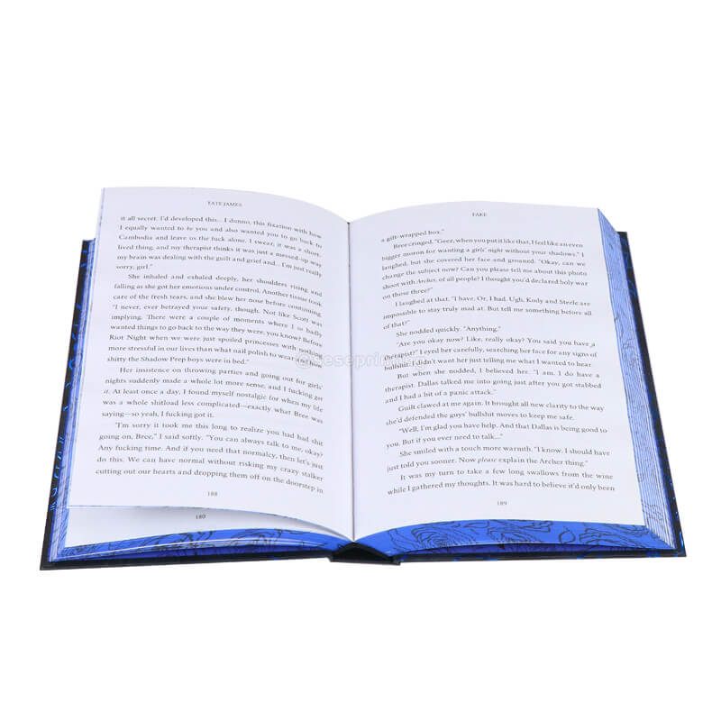 A Series of 4 Books with Foil Stamping on Hardcover, and Sprayed Edges