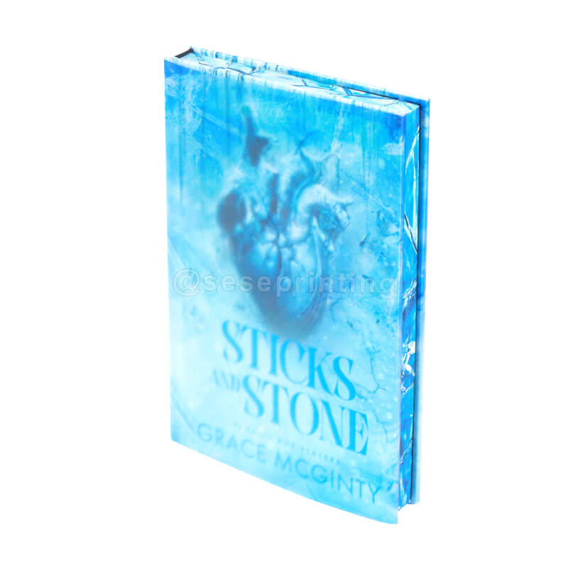 Hardcover Fantasy Fiction with Stenciled Edges, Color Printed Endpapers, Transparent Dust Jackets