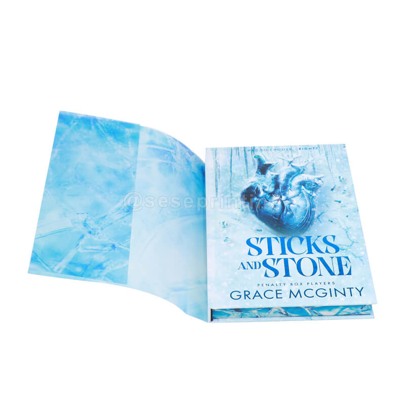 Hardcover Fantasy Fiction with Stenciled Edges, Color Printed Endpapers, Transparent Dust Jackets