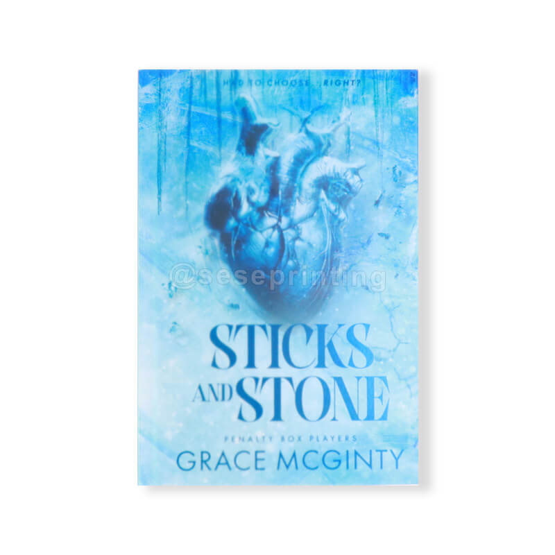 Hardcover Fantasy Fiction with Stenciled Edges, Color Printed Endpapers, Transparent Dust Jackets