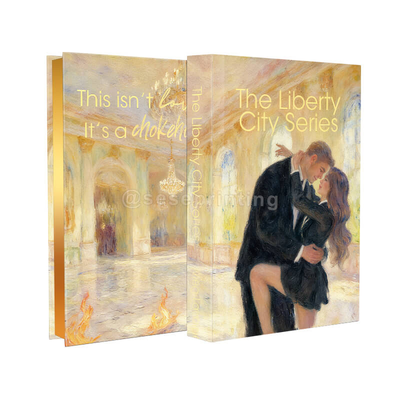 Bespoke Hardback Book Printing with Personalized Cover Art & Decorative Gold Edges