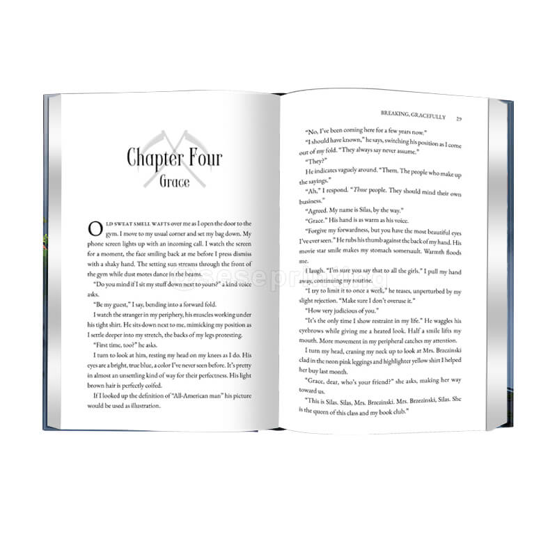 Publishing Hardcover Fiction Novels with Silver Foil and Sprayed Edges