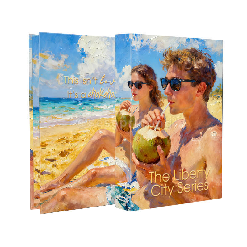 Printing Hardcovers with Special Details like Foiling on the Cover and Sprayed Edges