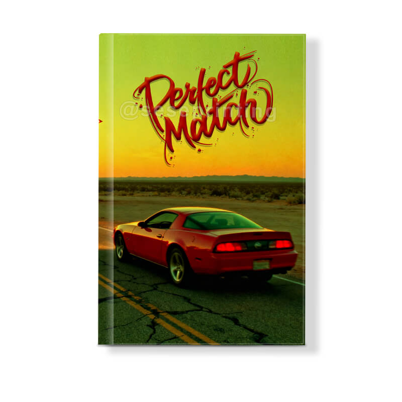 Hardcover Book Printed Case Laminate with Foil Cover, and Metallic Gold Edges