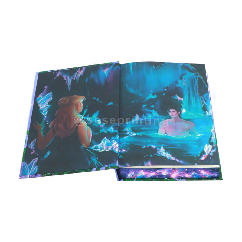 Special Edition Hardcover with Foiled Cover, Custom Endpapers, Sprayed Edges, White Paper