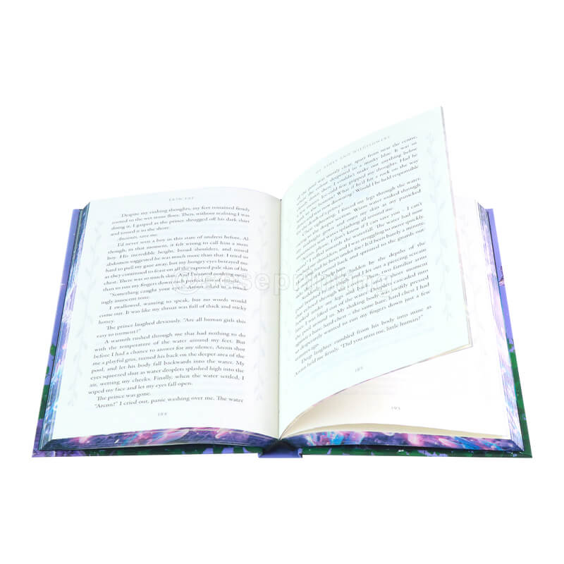 Special Edition Hardcover with Foiled Cover, Custom Endpapers, Sprayed Edges, White Paper
