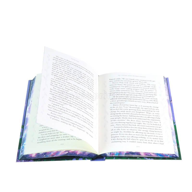 Special Edition Hardcover with Foiled Cover, Custom Endpapers, Sprayed Edges, White Paper