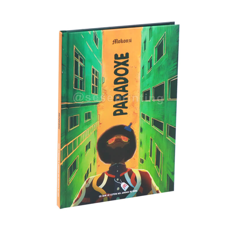 Publishing Black and White Printing Hardcover Books with Matte Lamination