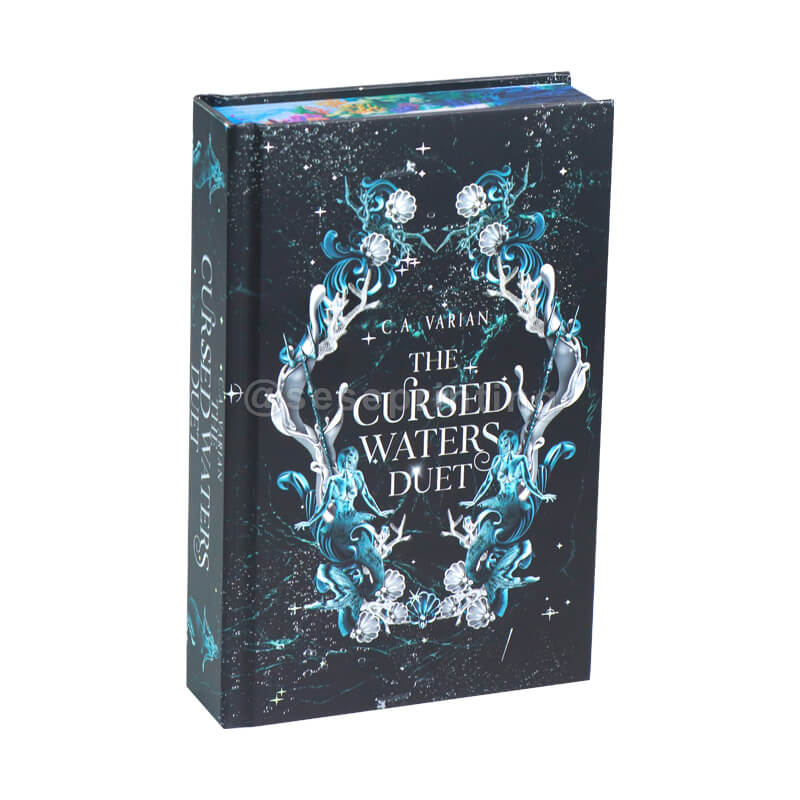 Special Edition Hardcover with Foiled Covers, Custom Endpapers, Sprayed Edges, and Ribbon Bookmark