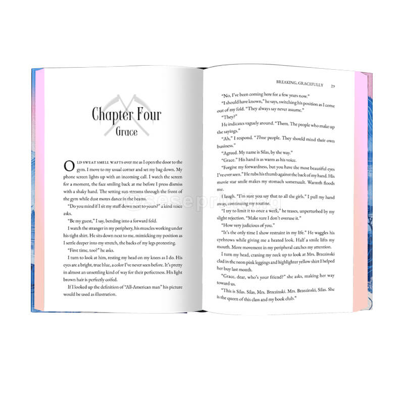 Special Editions Fiction Novel with Sprayed Edges, and Foiled Hardcover