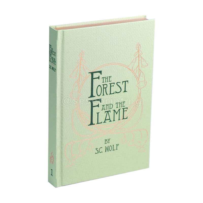 Cloth Special Edition Books with Foil Stamping Cover and Metallic Sprayed Edges