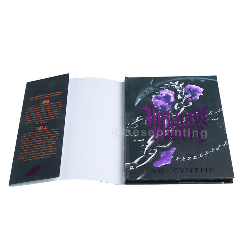 Special Hardback Edition with Dust Jacket, Purple Foil Cover, And Custom Sprayed Edges