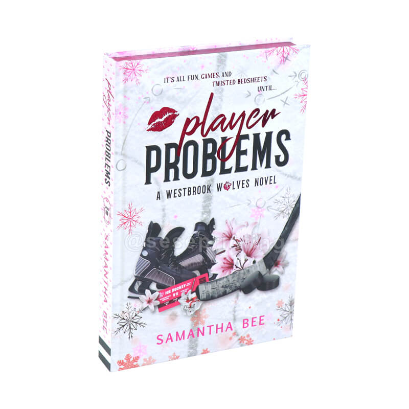 Black and White Printing Hardcover (No Dust Jacket) with Sprayed Edges and Foiled Covers