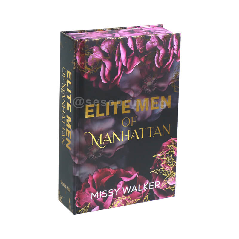 Hardcovers with Special Details like Foiling on the Cover, Interior Artwork, Ribbon Bookmark and Sprayed Edges