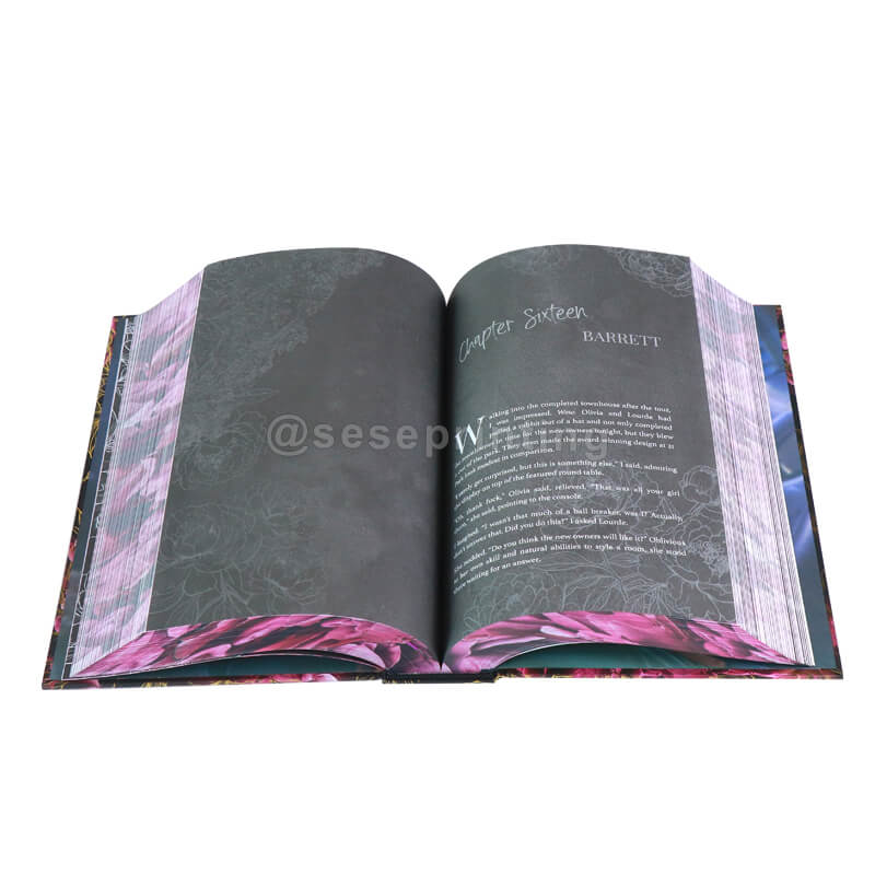 Hardcovers with Special Details like Foiling on the Cover, Interior Artwork, Ribbon Bookmark and Sprayed Edges