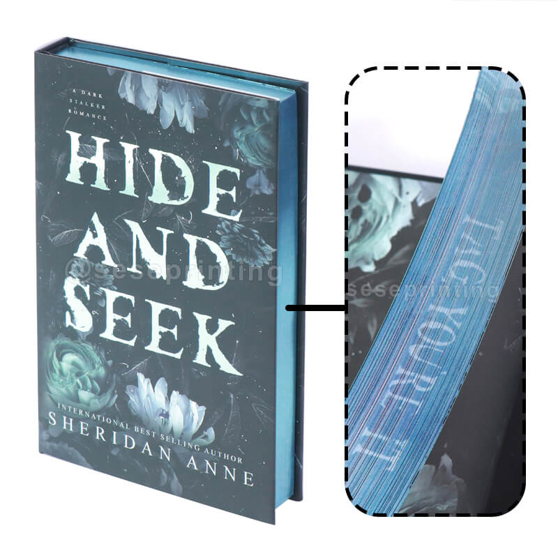 Print a Special Edition Hardcover with Spot UV, Dust Jackets, Custom Endpages, Hidden Sprayed Edges