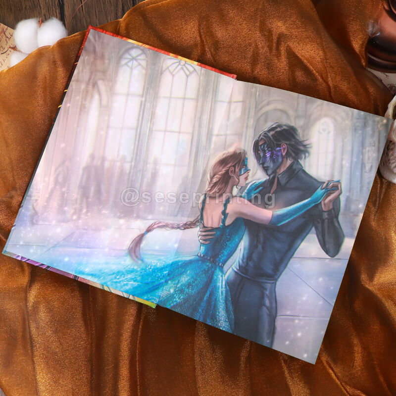 Create a Special Hardcover Edition of My Book with Two Full Colour Endpapers, and Stencilled Edges