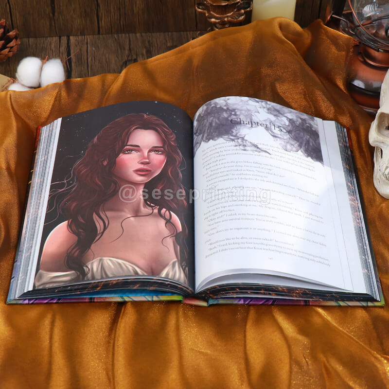 Create a Special Hardcover Edition of My Book with Two Full Colour Endpapers, and Stencilled Edges