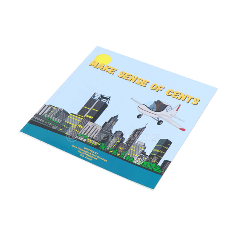 Full Color (4/4 Colors) Double-Sided Printed Paperback Childrens Book with 157gsm Coated Paper